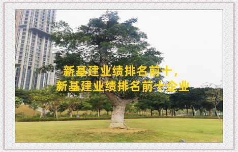 新基建业绩排名前十，新基建业绩排名前十企业